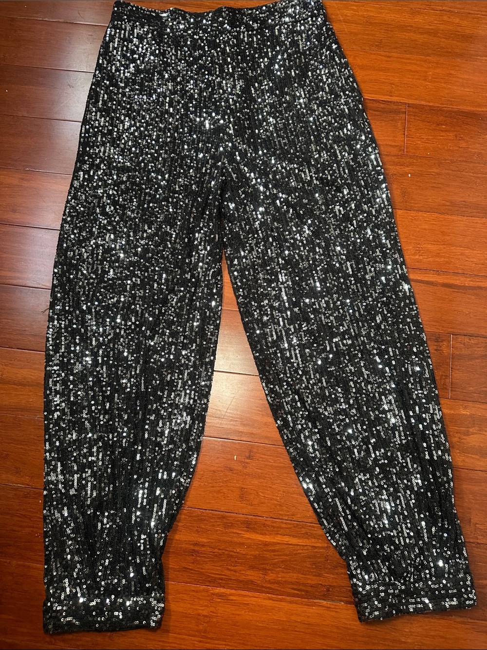 Zara Black Sequin Pants